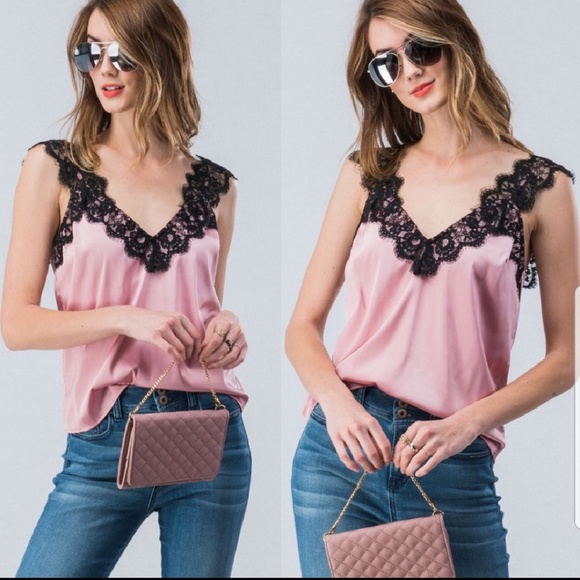 Last one!!!  Lace silky soft Cami - Picture 2 of 7